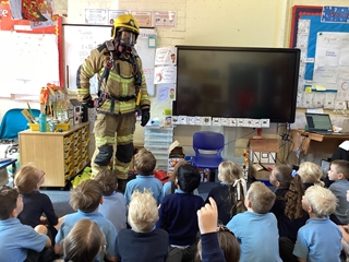 Local Fireman Visit