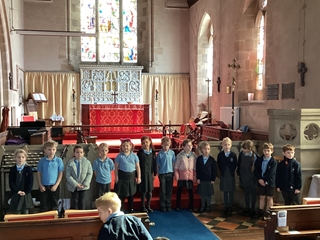 Easter Assembly in Church